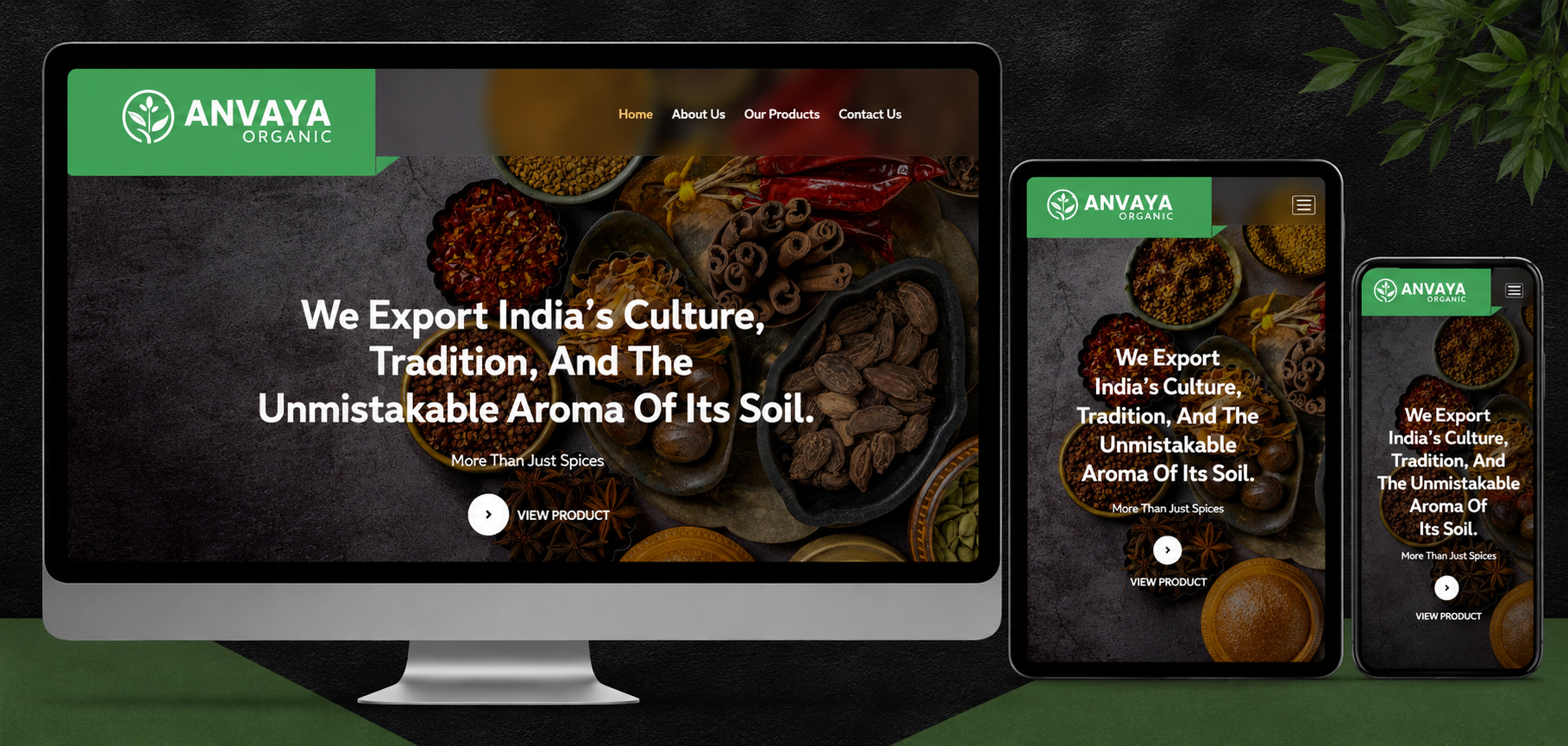 Anvaya Organic Website